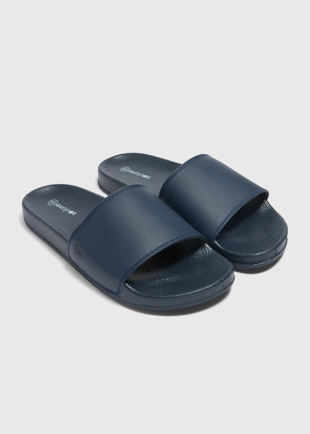 Souluxe Navy Sliders - Size 6 Image 1