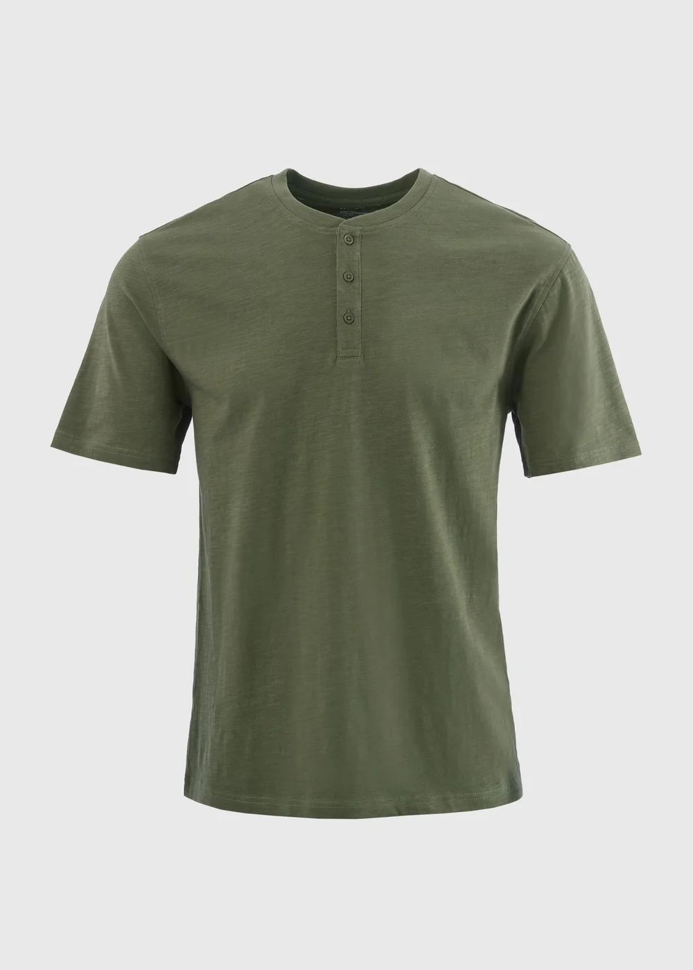Khaki Grandad T-Shirt - S Image 5
