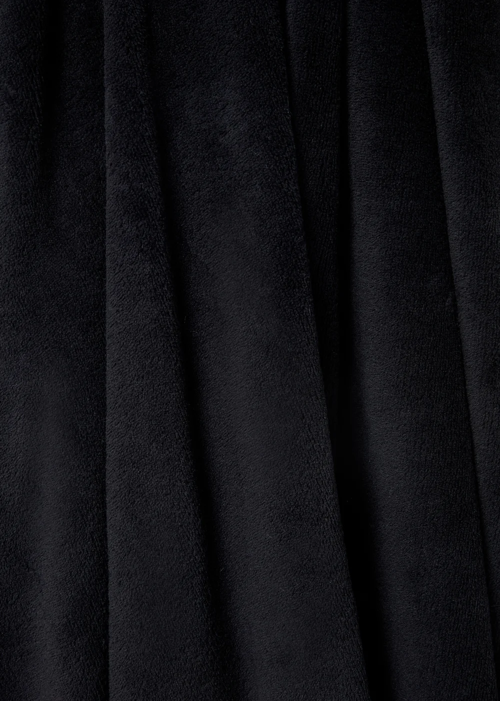 Plain Black Throw Image 2