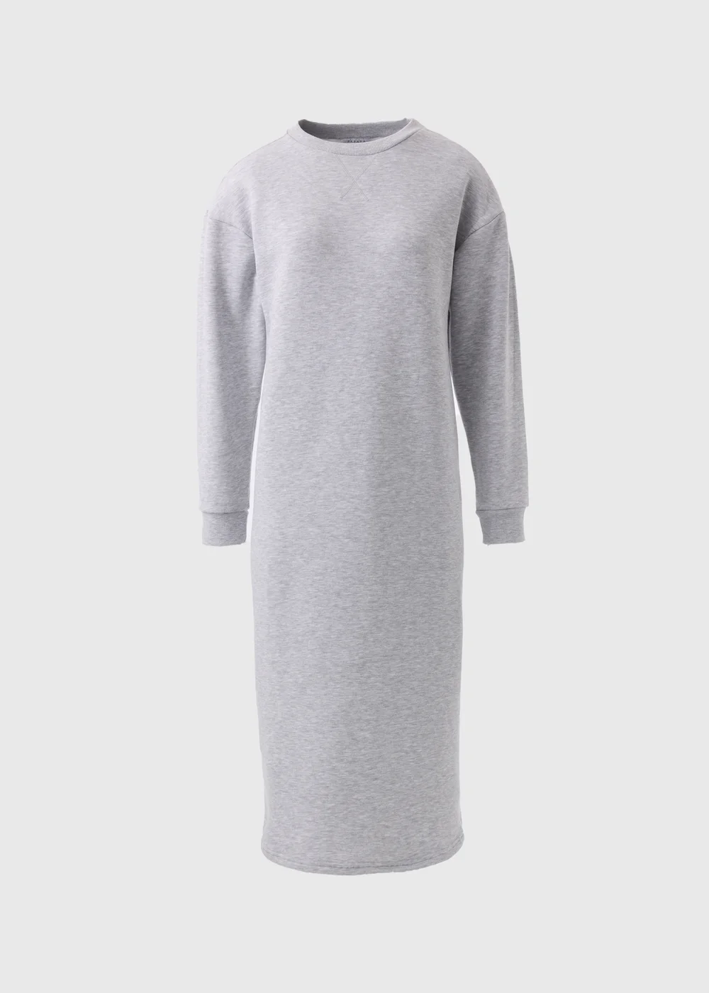 Grey Midi Sweater Dress - 8 Image 4