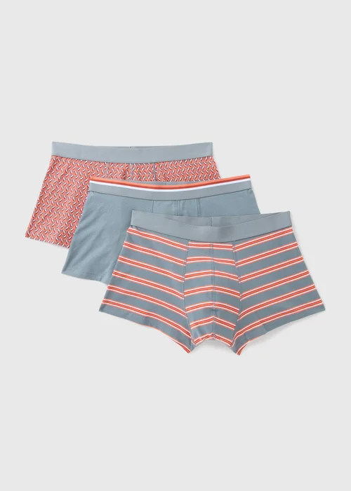 3 Pack Orange Stripe Hipsters - XS Image 1