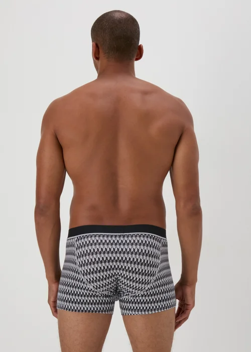 5 Pack Grey Keyhole Patterned Boxers - XS Image 3