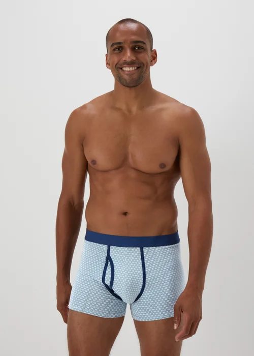 5 Pack Multicolour Geo Keyhole Boxers - XS Image 2