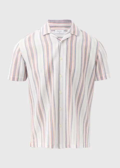 Multicolour Stripe Crinkle Shirt - S Image 5