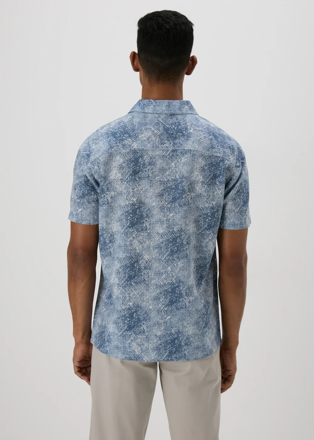 Blue Textured Shirt - S Image 2