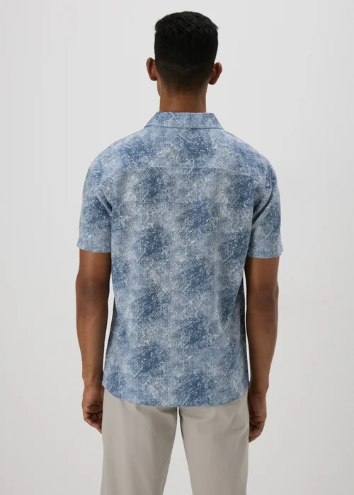 Blue Textured Shirt - S Image 2
