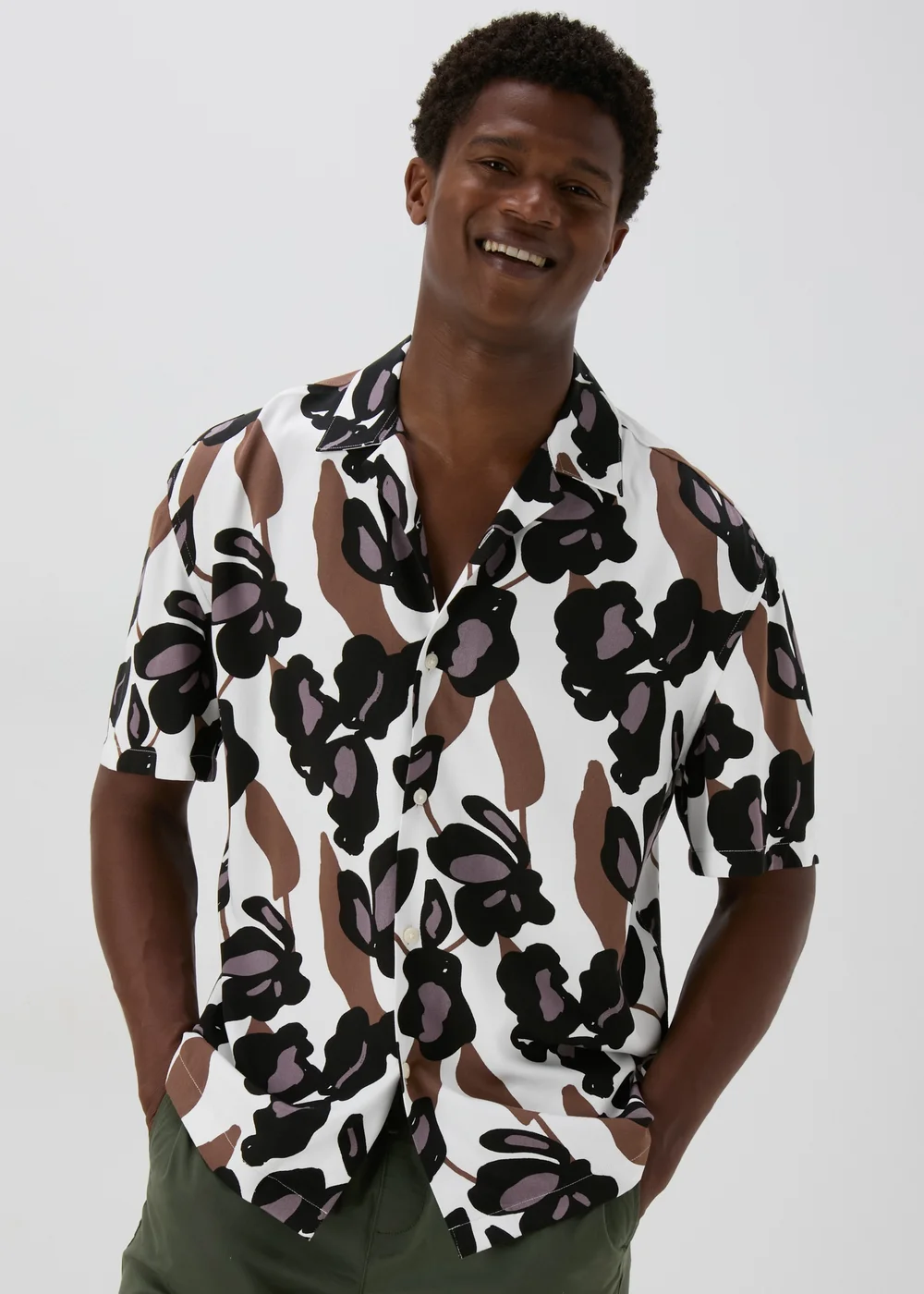 Multi Floral Print Shirt - S Image 1