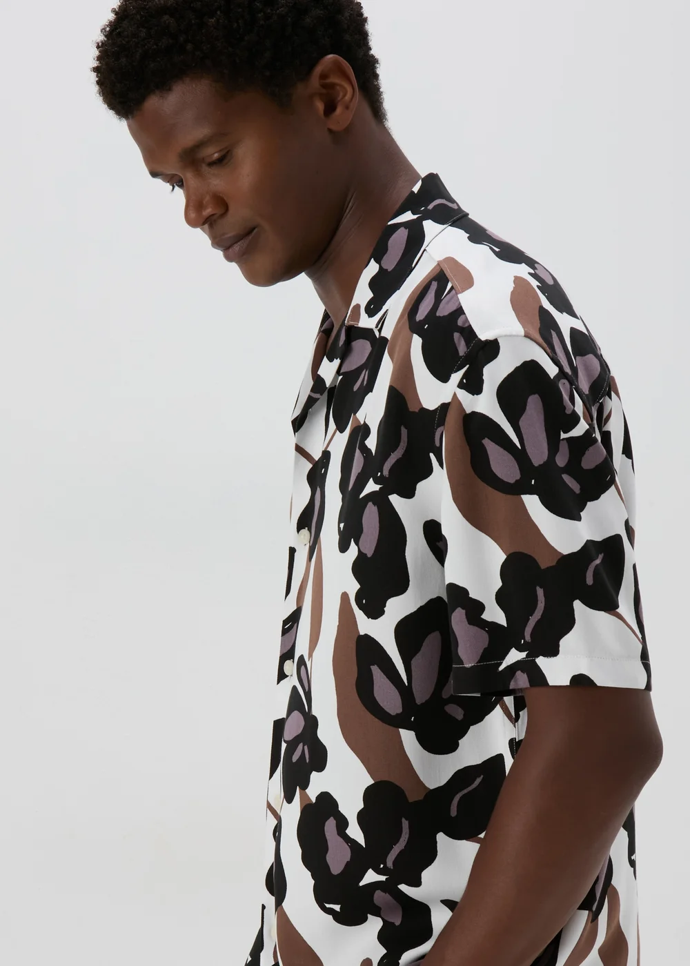 Multi Floral Print Shirt - S Image 3