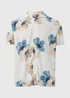 White Floral Shirt - S Image 5
