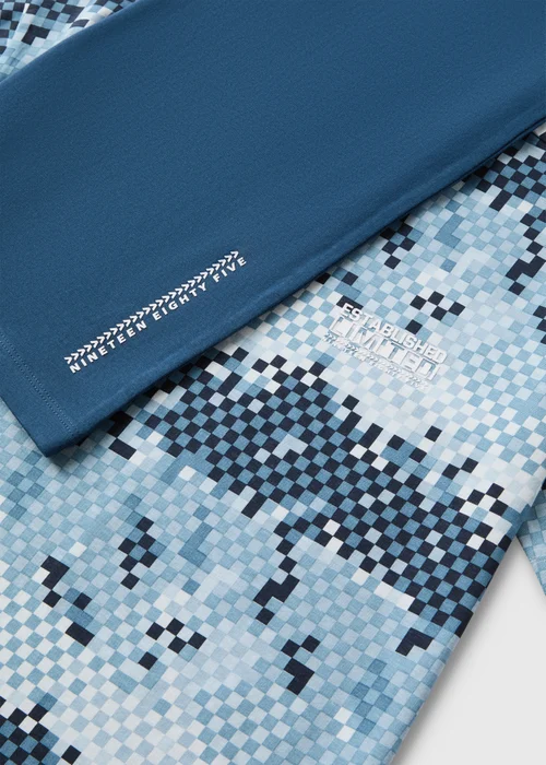 2 Pack Boys Blue Digital Camo T-Shirts (7-15yrs) - Age 7 Years Image 2