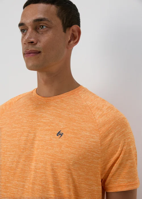 Souluxe Orange Two Tone T-Shirt - XS Image 3