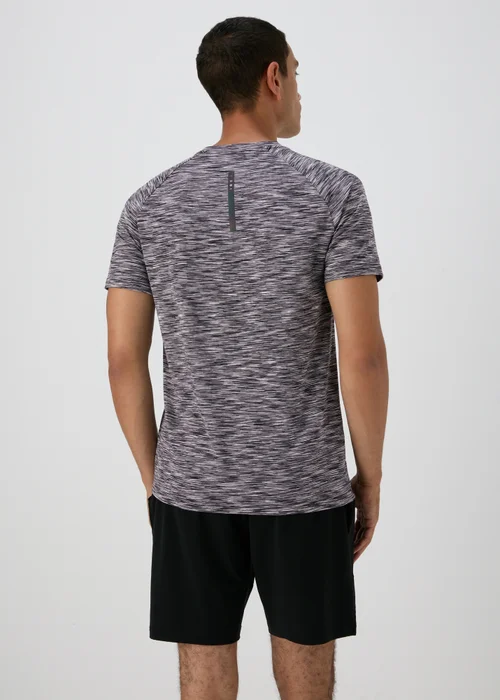 Souluxe Grey Space Dye T-Shirt - S Image 2