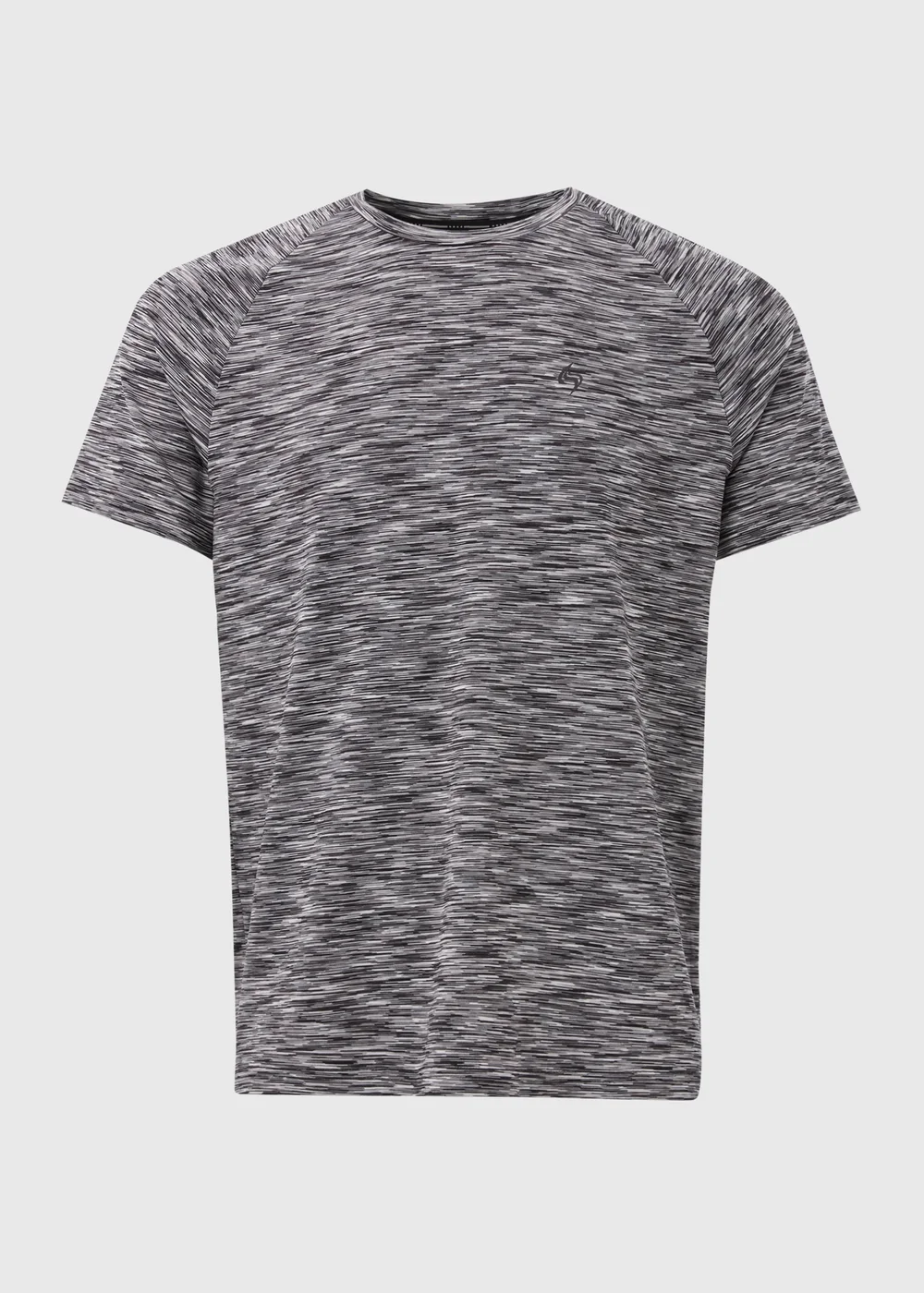 Souluxe Grey Space Dye T-Shirt - S Image 5
