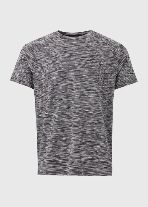 Souluxe Grey Space Dye T-Shirt - S Image 5