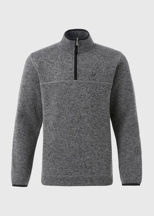 Lincoln Grey 1/4 Zip Fleece - S Image 5