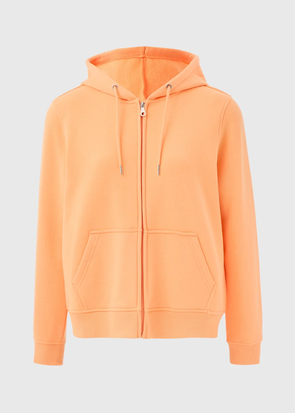 Orange Zip Up Hoodie - Small Image 5