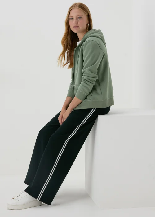 Khaki Zip Up Hoodie - S Image 1