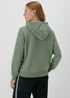 Khaki Zip Up Hoodie - S Image 2