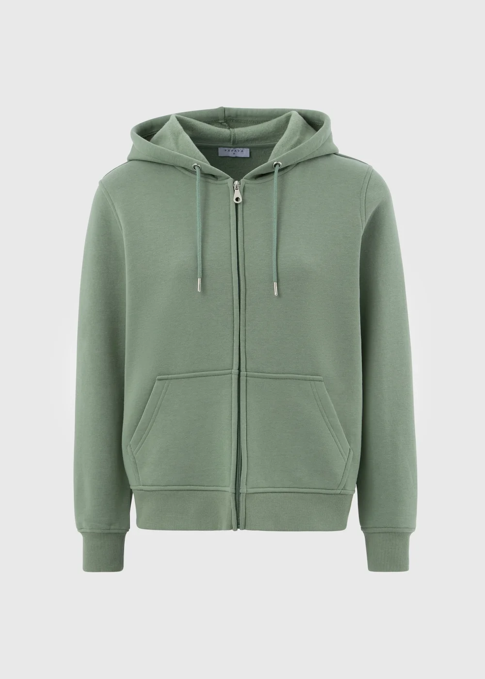 Khaki Zip Up Hoodie - S Image 5