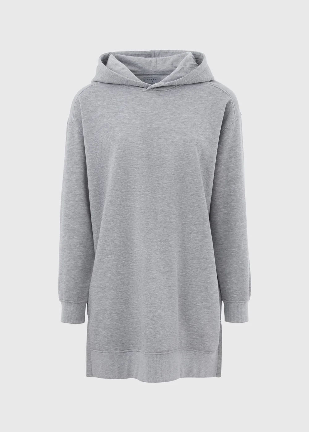 Grey Longline Hoodie - S Image 5