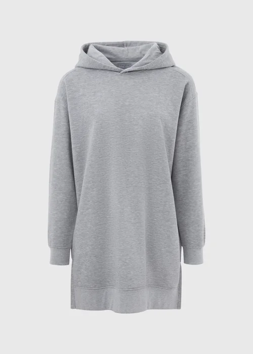 Grey Longline Hoodie - S Image 5