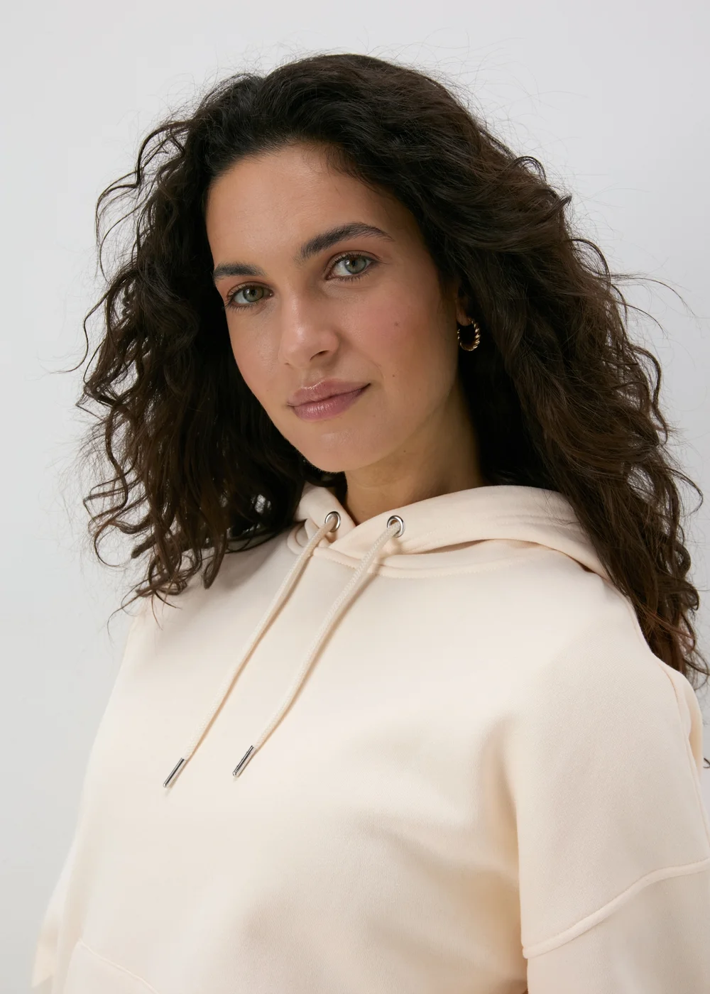 Papaya Cream Basic Hoodie - S Image 3
