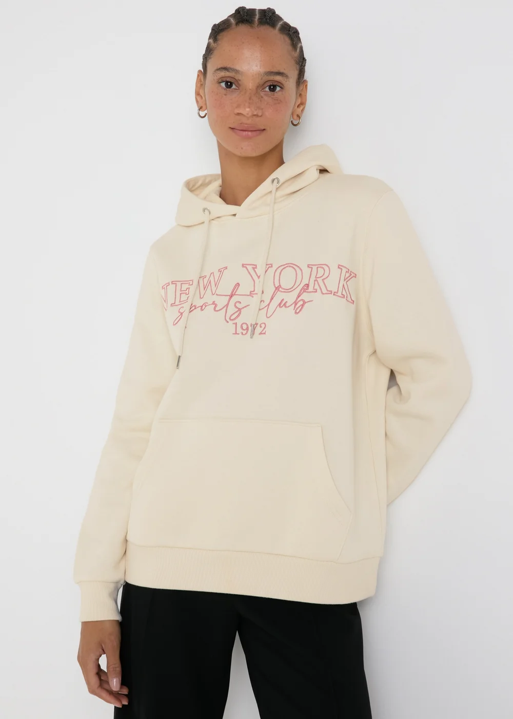 Cream New York Hoodie - S Image 3