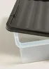 Black Lid Storage Box (12L) Image 2