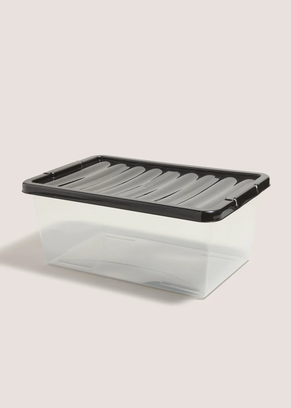 Black Lid Storage Box (12L) Image 1