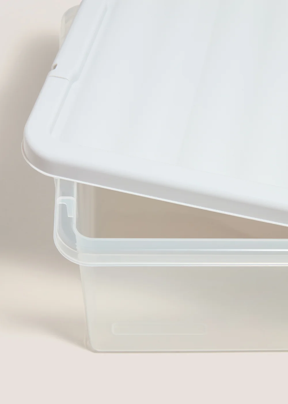 Grey 12L Storage Box with Lid Image 2