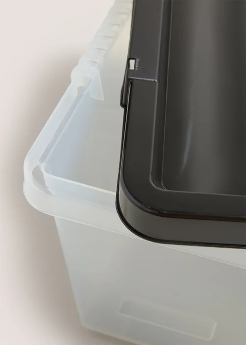 Black Lid Storage Box Image 2