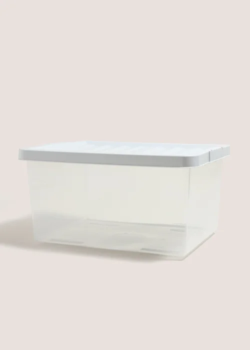Grey Lid Storage Box Image 1