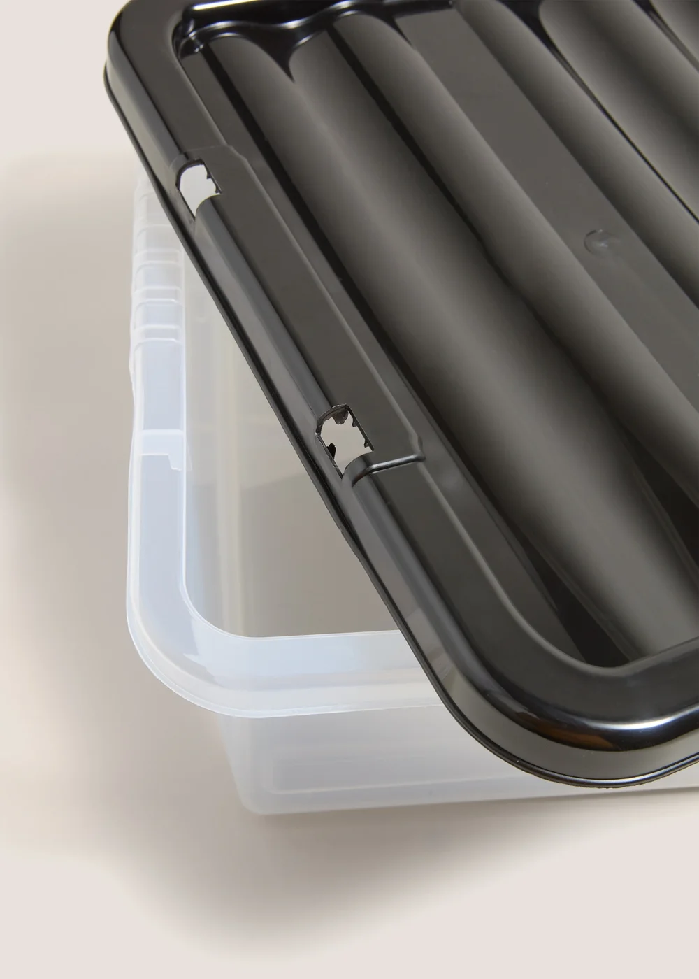 Black Lid Storage Box (32 Litres) Image 2