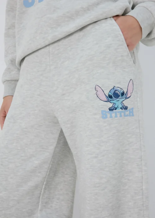 Disney Stitch Grey Co Ord Joggers - S Image 3