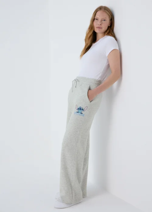 Disney Stitch Grey Co Ord Joggers - S Image 1