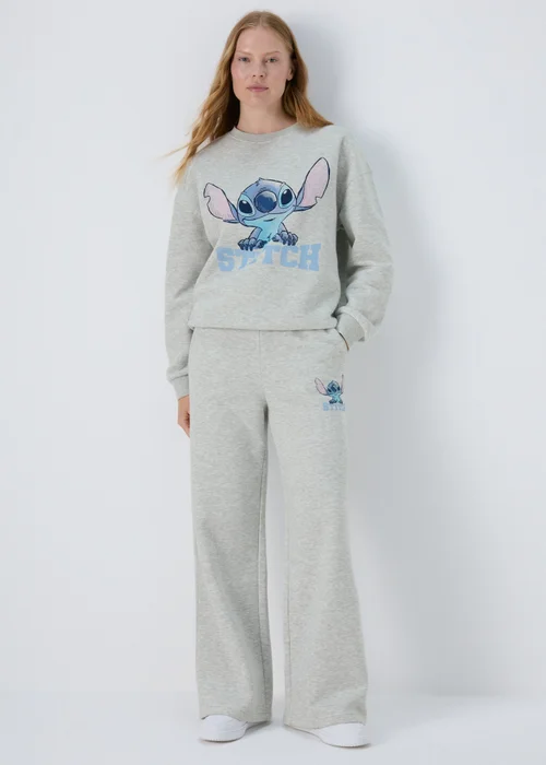 Disney Stitch Grey Co Ord Joggers - S Image 4