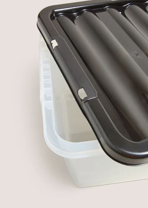 Black Lid Storage Box (45 Litres) Image 2