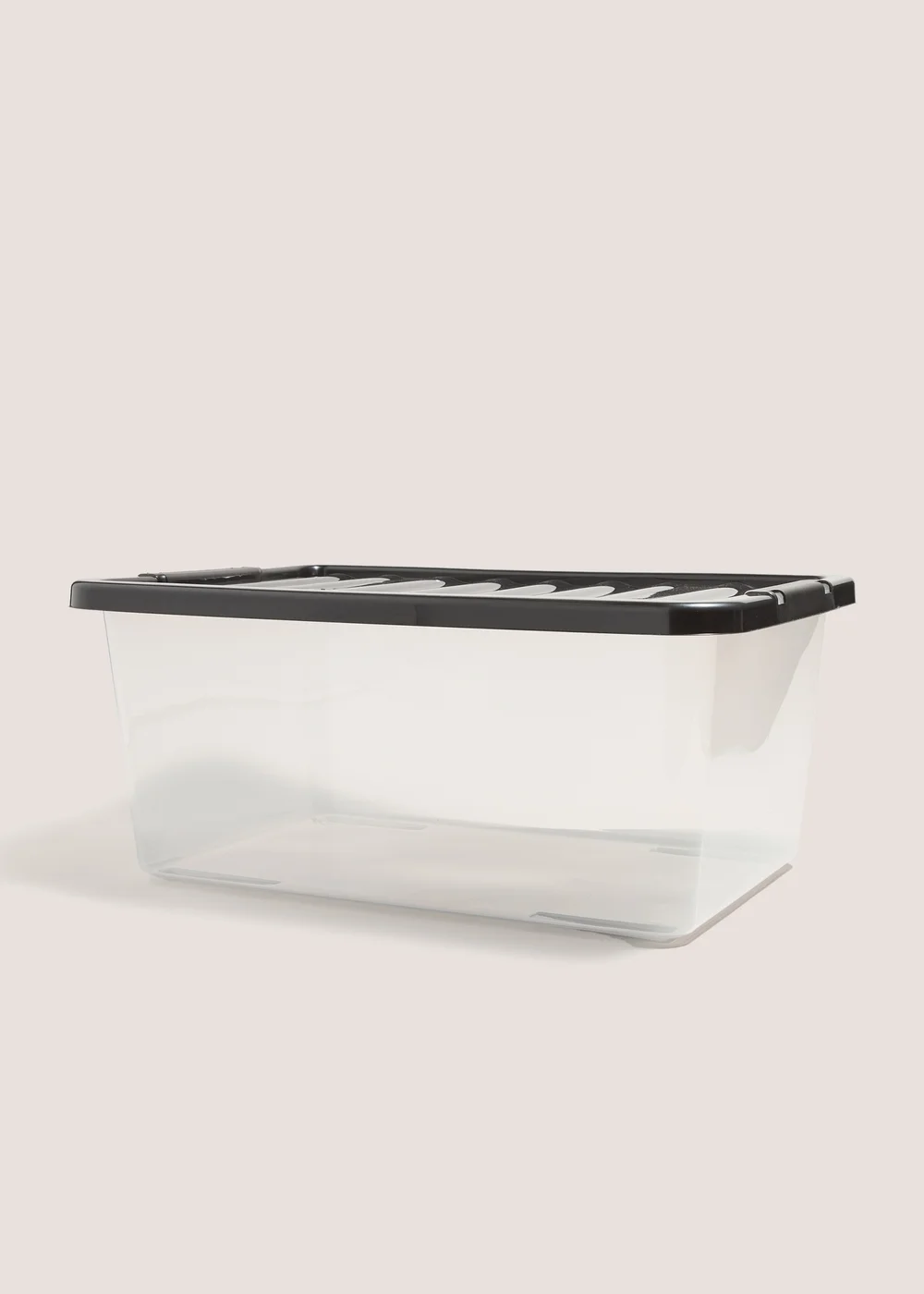 Black Lid Storage Box (45 Litres) Image 1