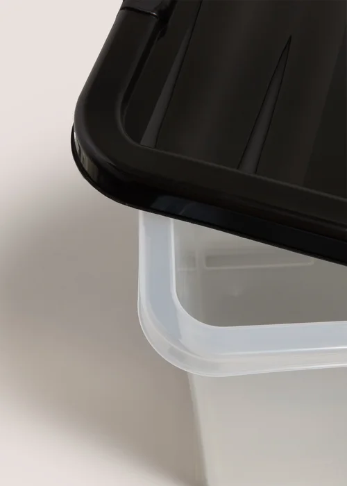 Black Lid Storage Box (80 Litres) Image 2