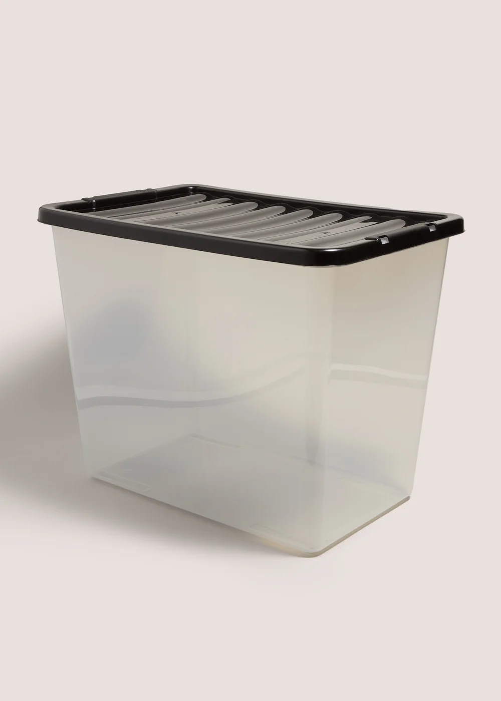 Black Lid Storage Box (80 Litres) Image 1