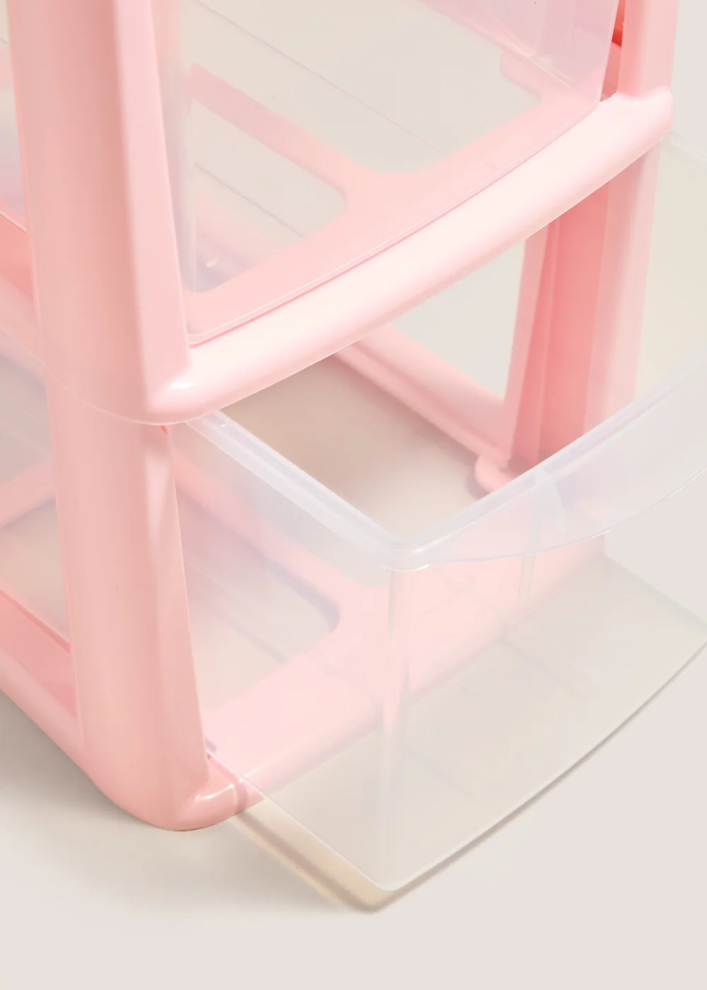 Pink Small Drawer Tower (26cm x 19cm x 48cm) Image 2