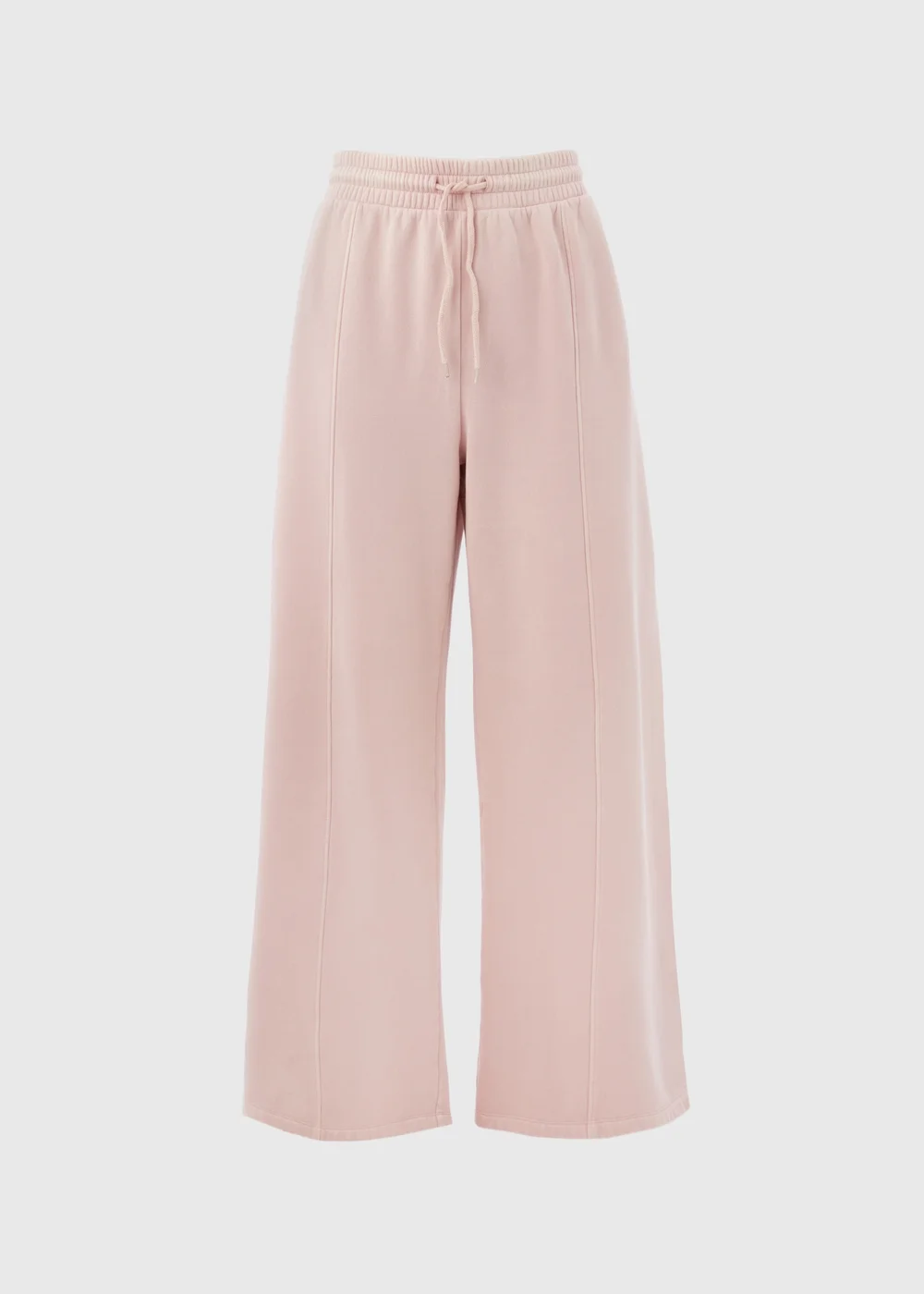 Pink Wide Leg Jogging Bottoms - S Image 5