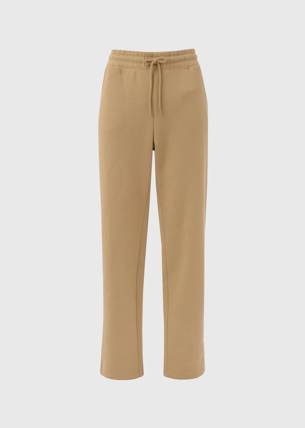 Beige Basic Joggers - Small Image 5