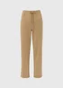 Beige Basic Joggers - Small Image 5