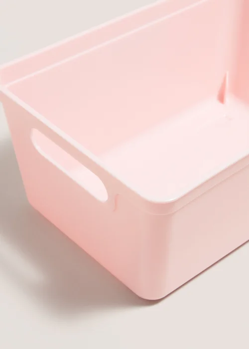 Pink Small Storage Tray (25cm x16.5cm x11.5cm) Image 2