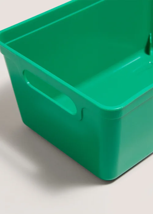 Green Small Storage Tray (25cm x16.5cm x11.5cm) Image 2