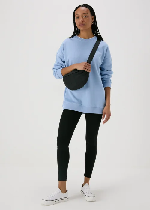 Blue Longline Sweatshirt - S Image 4