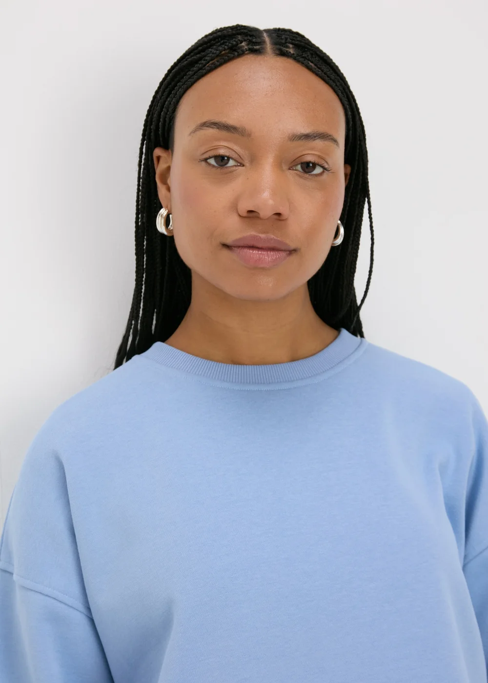 Blue Longline Sweatshirt - S Image 3