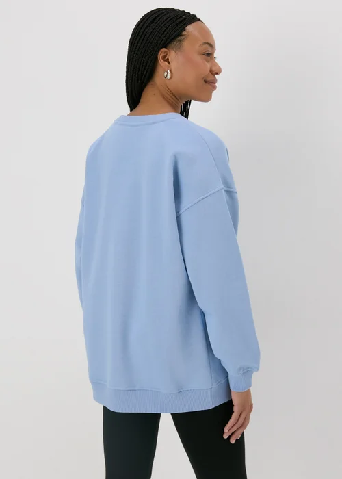 Blue Longline Sweatshirt - S Image 2