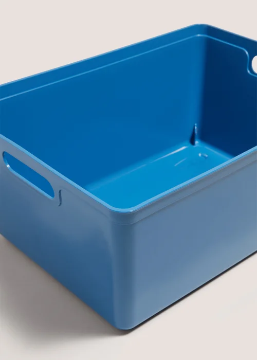 Blue Large Storage Tray (35.5cmx24.7cmx15.5cm) Image 2